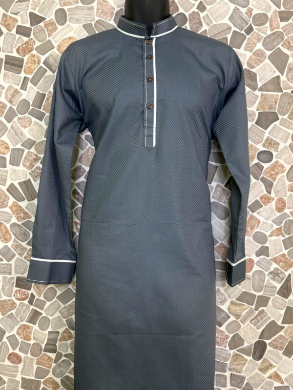 Blue Stripe Work Kurta